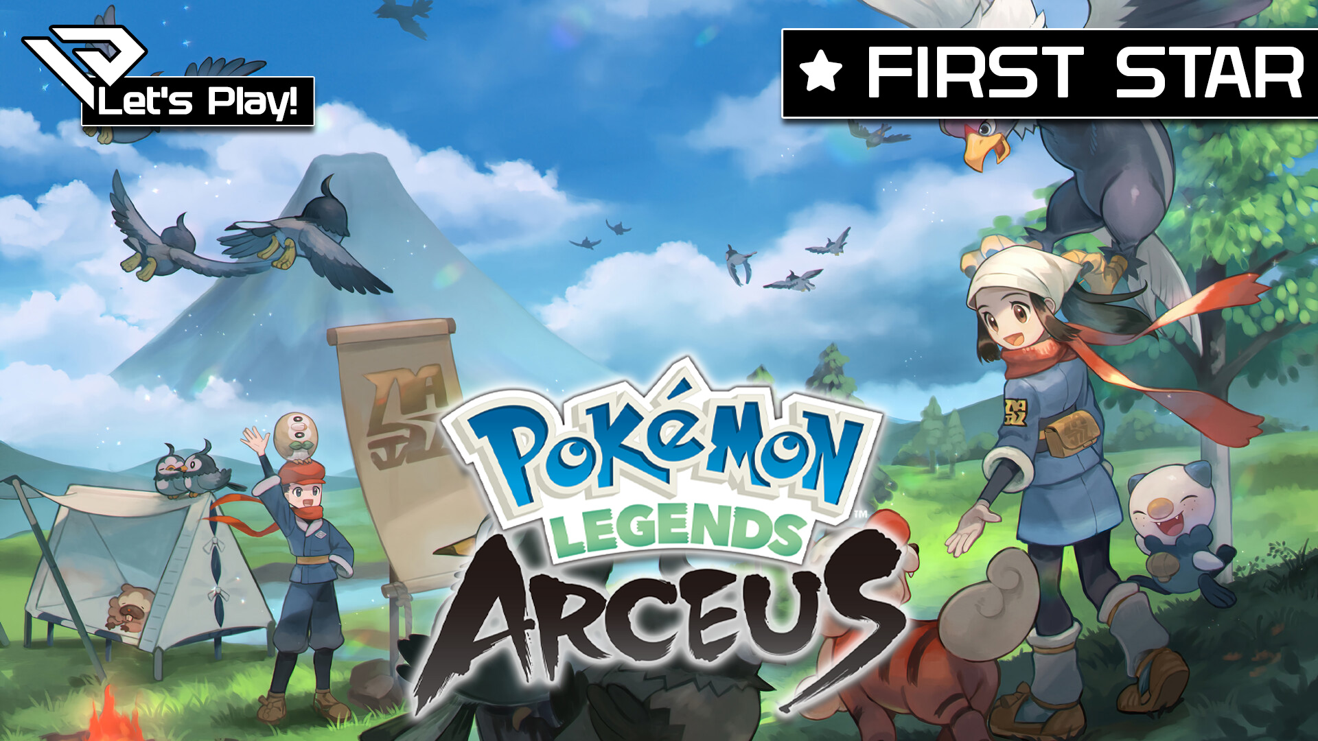 🐱👤 Let´s Play Pokemon Legends Arceus First Star!