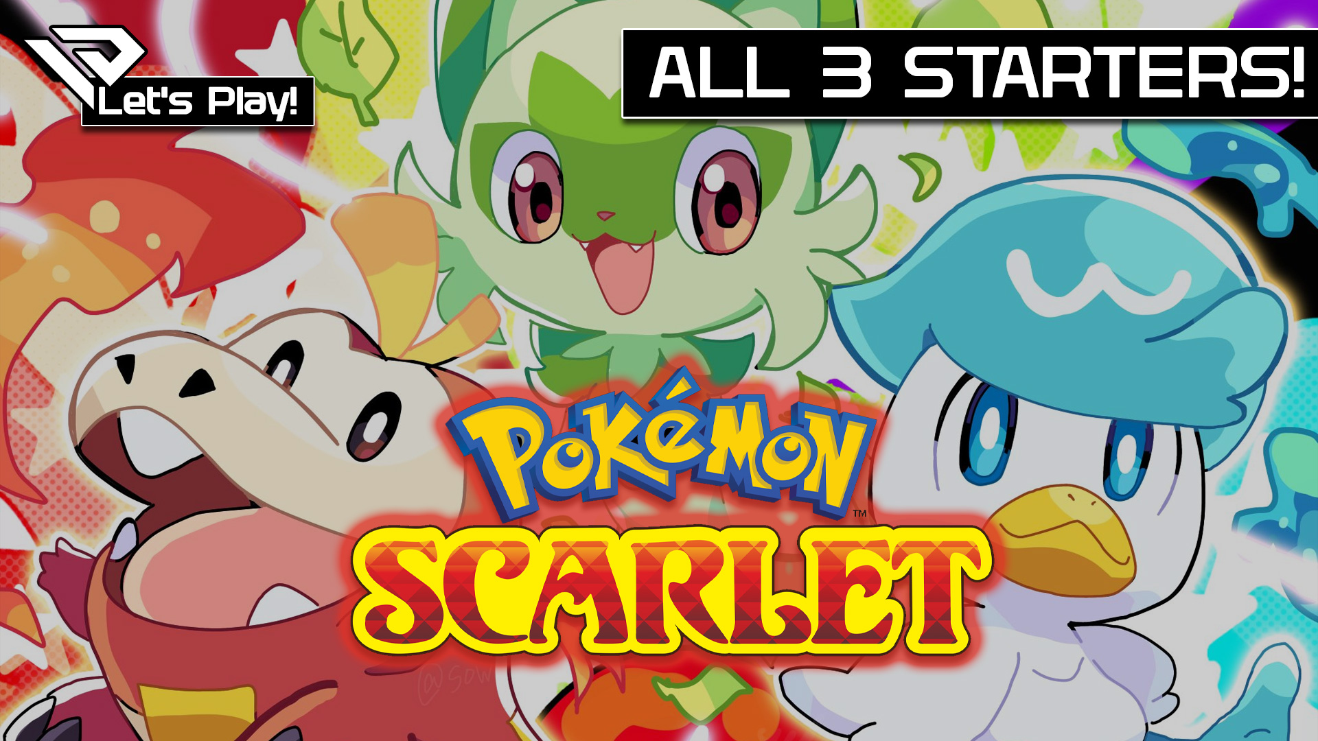 🐱‍👤 Let´s Play POKÉMON SCARLET getting all 3 starter Pokémon! Part 1 (Playthrough)