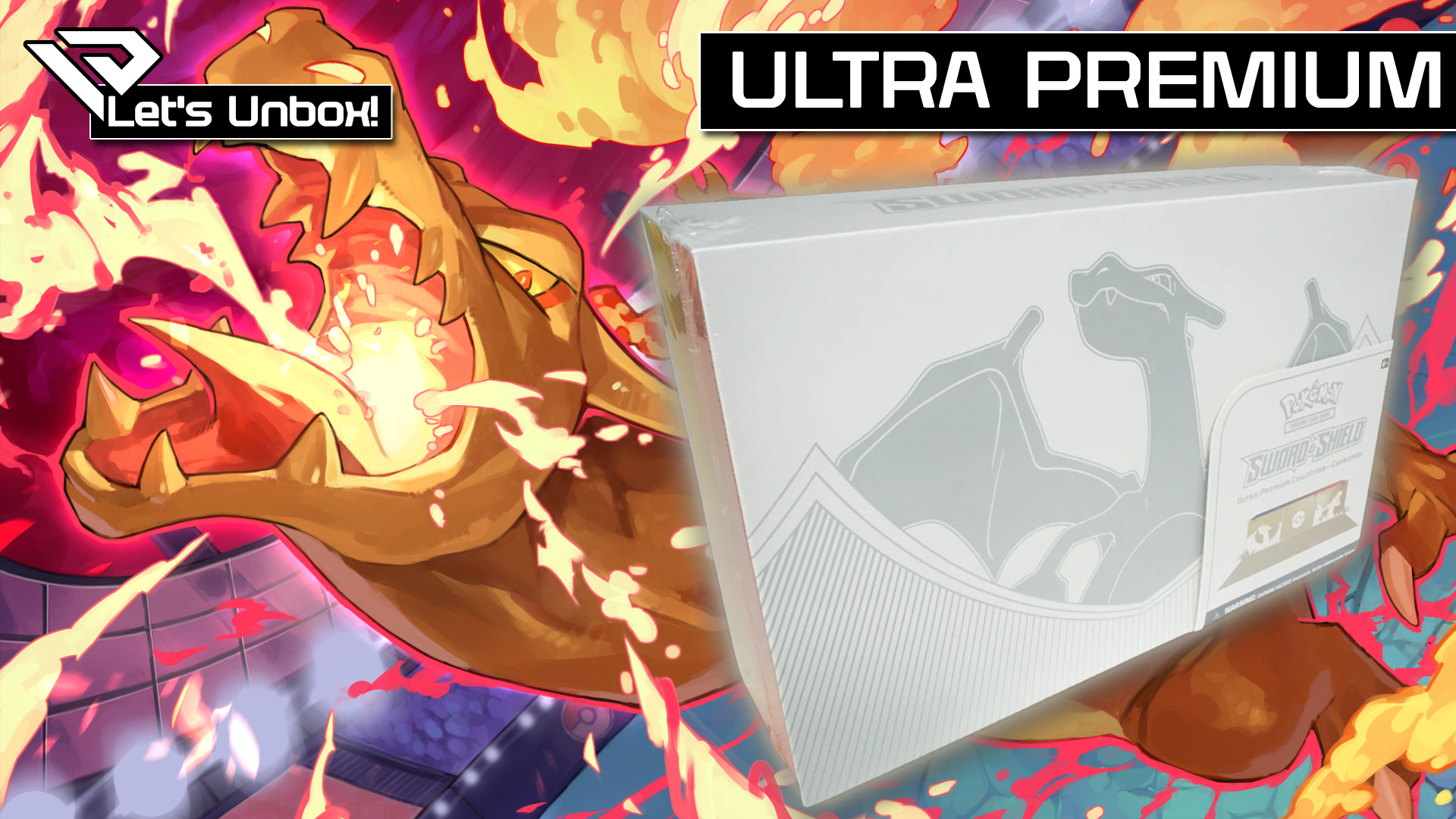 🗃️ Let´s Unbox a Pokémon TCG Sword & Shield Ultra-Premium Collection – Charizard