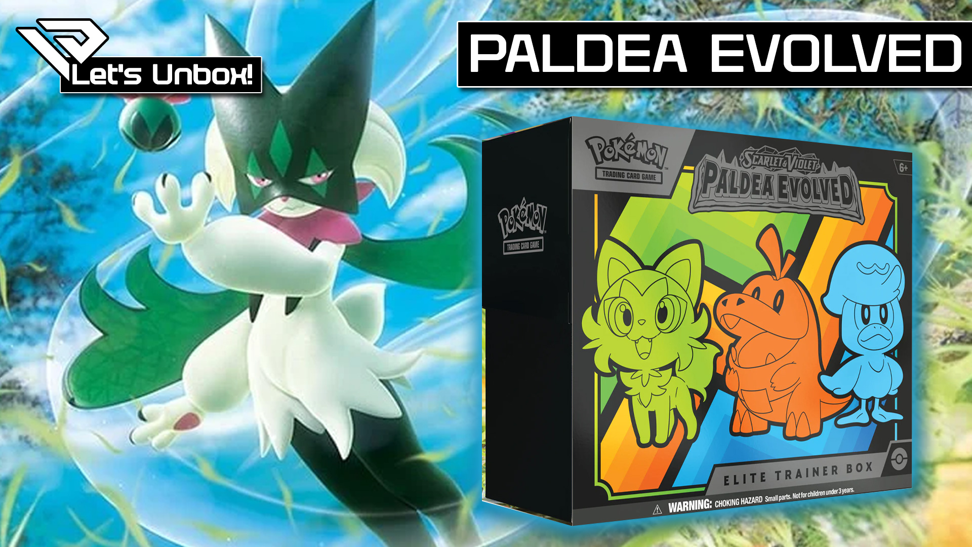🗃️ Let´s Unbox a Pokémon TCG Paldea Evolved Elite Trainer Box