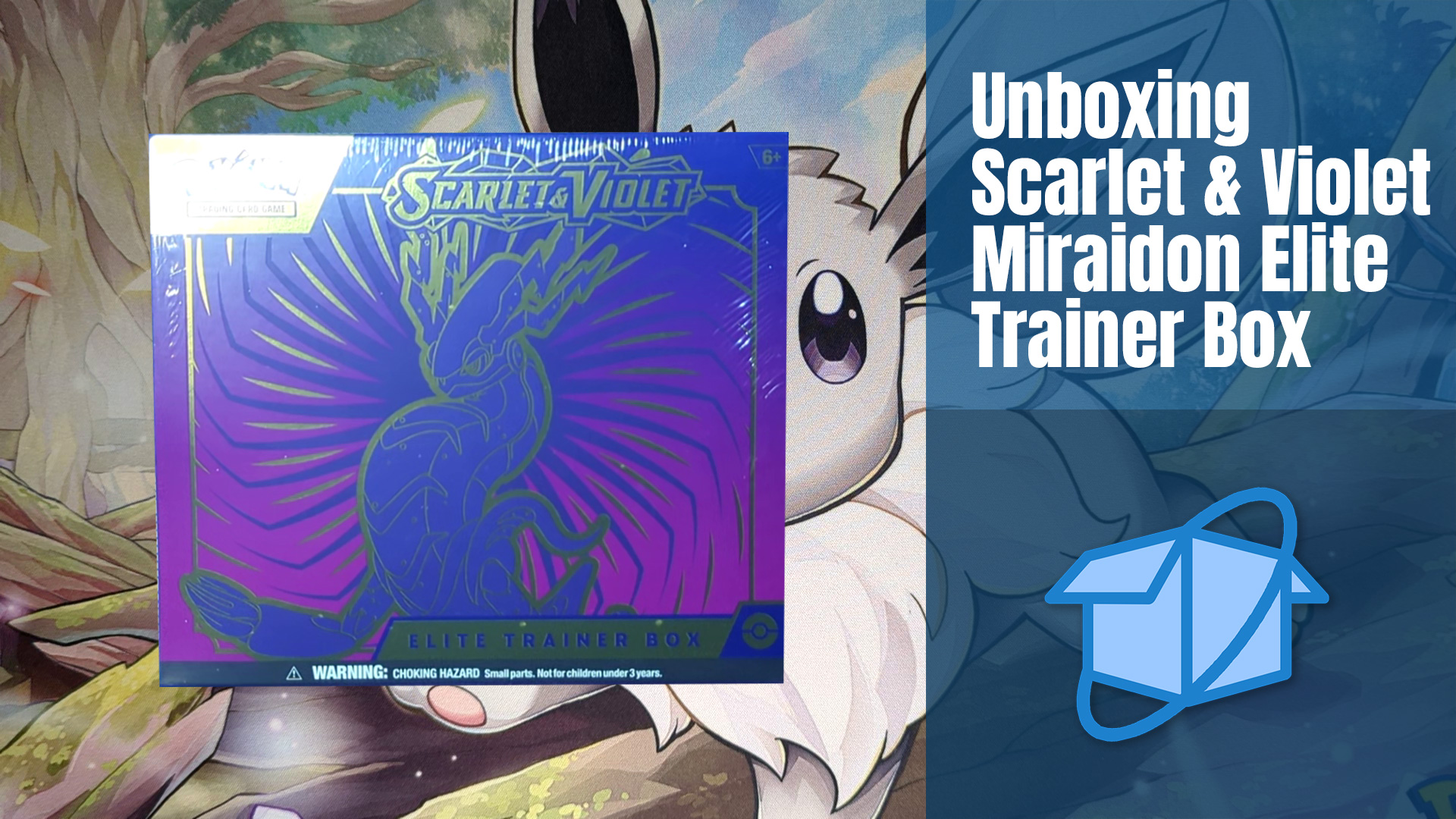 Unboxing Pokémon TCG: Scarlet & Violet MiraidonElite Trainer Box – Pokémon Center Exclusive