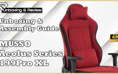 MUSSO Aeolus Series Fabric Computer Gaming Chair 199Pro XL Assembly Guide | Unboxing & Review